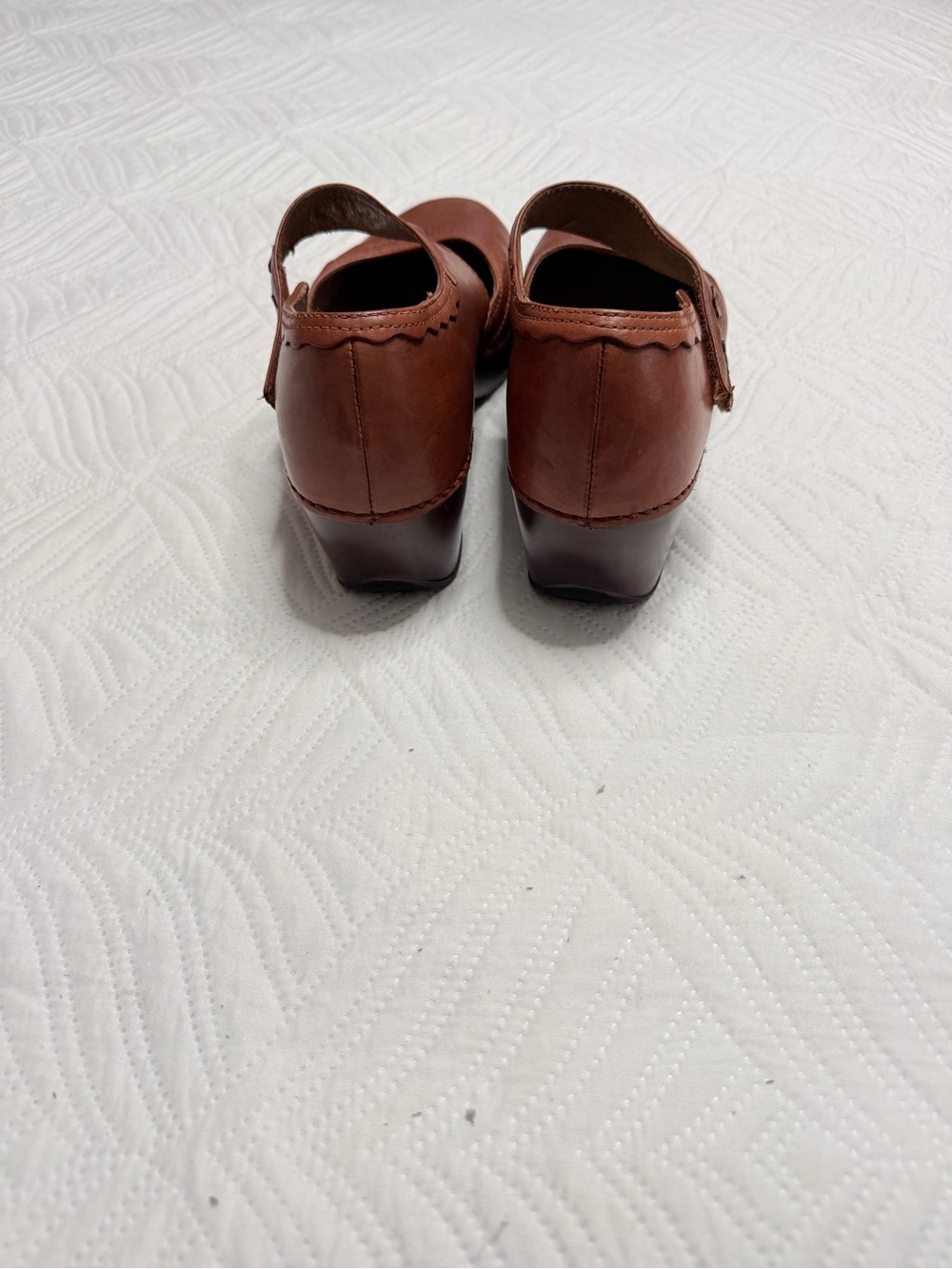 Dansko Harlow Women’s Brown Leather Mary Jane Clogs. Size 40 (9) - Picture 6 of 8